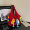 Bolsa tejida de gran capacidad para mujer, nuevo diseño de moda 2026, estilo nicho, bolso de hombro versátil, casual y ligero, perfecto para llevar bajo el brazo