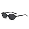 Gafas de Sol Ovaladas Estilo Ojo de Gato Retro para Mujer de Comercio Exterior Protección UV Estilo de Moda Protección Solar Tacto de Alta Gama Fuente de Gafas 26