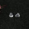 Tapón de silicona anticaída para el oído diy joyería aretes accesorios para aretes material Tapón avanzado para el lóbulo de la oreja plástico transparente tapón para el oído