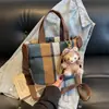 Bolso Cruzado Casual Lona Rayas Bolso de Mujer 2025 Nuevo Verano Bolso de Hombro Moda Casual Bolso Mensajero