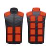 Invierno nuevo chaleco calefactable doble zona de control 17 carga USB chaleco inteligente con control de temperatura ropa calefactable eléctrica para hombre mujeres