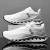 Nuevos zapatos deportivos casuales de malla transpirable con suela gruesa de talla grande para hombre, versátiles, modernos, para exteriores, para correr despacio