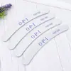 Venta al por mayor de fábrica tira de lima de uñas gris esmerilada herramienta para uñas tira pulidora tira de lijado de uñas borde curvo lima de uñas de doble cara