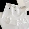 Calcinhas femininas de algodão puro texturizadas, doces e confortáveis, 10A antibacterianas, 100% algodão, com entrepernas estendido, sem bordas que enrolam, mini boxers de algodão puro para jovens