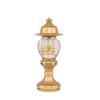 Nova Lâmpada de Buda LED Latão Sutra do Coração Lótus de Cristal Buda Diante de Guanyin Deus da Riqueza Guan Gong Duas Cores Lâmpada Elétrica de Buda