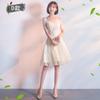 Vestidos Cortos para Dama de Honor para Mujer 2026 Nuevo Estilo Coreano Color Champaña Grupo de Mejores Amigas Damas de Honor Vestidos de Hermana Vestidos de Cóctel Otoño