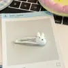 Ins Dibujo Animado Conejo Miffy Pinza para el Pelo Estilo Japonés Chica Suave Chica Linda Flequillo Suave Lindo Pinza Lateral Accesorios para el Cabello Color Crema Pinza para el Cabello