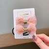 Pasador de Malla con Lazo Estilo Coreano para Niñas Corona de Lunares Flor Pinza para el Cabello de Pequeña Princesa Accesorios para el Cabello Dulces de Uso Diario Versátiles