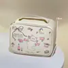 Estuche de Cosméticos Portátil Original de Gatito Lindo Gran Capacidad Sentido Avanzado Portátil Viaje Almacenamiento de Cuidado de la Piel Bolsa de Cosméticos