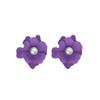 Pendientes elegantes de Corea del Sur con flores verdes frescas y suaves, nuevos pendientes de plata S925 con aguja, pendientes de perlas que combinan con todo para el verano, de moda.