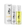 Mansi Xuan saia preta pequena perfume cuidados com o cabelo óleo essencial reparador óleo essencial solução de cuidado sem enxágue óleo essencial para cabelo liso 60ml