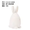 Decoraciones de Pascua Ins Huevo de Pascua Adorable con Terciopelo Conejito Adornos de Resina Escritorio Fiesta Festiva Regalos