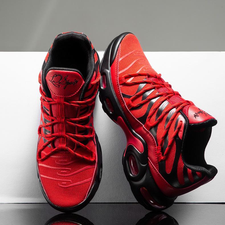 男鞋大码飞织运动鞋透气