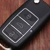 Aplicable a la llave del coche Passat Jetta carcasa de control remoto plegable dispositivo antirrobo disponible al por mayor