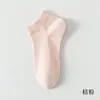 Meias de Algodão Puro Atacado para Mulheres, Estilo Malha Fina de Verão, Sem Costura, Anti-Odor, Absorventes de Suor, Respiráveis, Antiderrapantes, Meias Curtas 100% Algodão para Senhoras