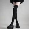 Calcetines Hasta la Rodilla Negros Jk Calcetines para Pantorrilla para Mujer Primavera y Otoño Algodón Largo Tubo Alto Calcetas Adelgazantes Color Café de Moda Otoño e Invierno