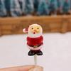 Enfeites de embalagem para assar de Natal plug-in cena 3D bolo plug raiz de árvore bolo cupcake cartão tridimensional