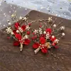 Tocadoco Original para Novia, Exquisito Accesorio para el Cabello Hecho a Mano Estilo Coreano, Pasador Dulce Estilo Bosque, Sencillo Accesorio para Vestido de Novia
