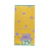 Toalha infantil para lavar o rosto, uso doméstico, absorvente, algodão puro, espessa, toalha de felpa jacquard com desenho animado, toalha de mão para jardim de infância
