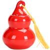 Mini calabaza de cerámica pequeño tarro de té tarro de almacenamiento sellado tarro para polvo de incienso Fu Lu pequeño frasco de medicina tamaño pequeño decoración logo imprimible