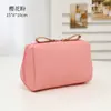 Nueva Bolsa de Labiales Casual Estilo Coreano para Mujer, Gran Capacidad, Impermeable, Almacenamiento de Película de Cuero PU Multicolor, Bolsa Pequeña Portátil de Nicho para Viaje