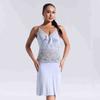 Pijama Feminino Novo Primavera/Verão 2026 Exportação Renda Guipir Viscose Cor Sólida Camisola Vestido de Noite Atacado Transfronteiriço