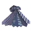 Corbata Leer Nueva Serie Azul 8cm poliéster traje de negocios corbata jacquard corbata al por mayor fabricante en stock