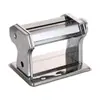 Máquina Manual de Laminar e Pressionar Massa em Aço Inoxidável, Fabricante Multifuncional de Massa para Pastel/Dumpling, Máquina Caseira de Cortar Macarrão Acionada por Manivela