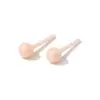 Aretes de Biocerámica de Colores, Aretes Sencillos, Dulces y Lindos para Mujer, No Necesitan Quitarse para Dormir, Pasadores de Cerámica Completos, Venta al por Mayor desde el Fabricante