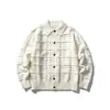 Suéter de punto con cuello estilo japonés simple, moderno y a la moda para hombre, cárdigan suelto casual versátil para otoño, para pareja