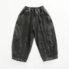 Conjunto de Suéteres de Primavera e Outono para Meninos, Conjunto Casual de Malha Estiloso Estilo Coreano para Crianças, Roupas de Comércio Exterior para Crianças Pequenas