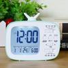 Reloj despertador electrónico para estudiantes, multifunción, con visualización de fecha y temperatura, sencillo y moderno, para dormitorio, reloj de aprendizaje para niños.