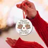 Regalos de Navidad 2025 para Amigos y Vecinos, Decoraciones de Árbol de Navidad para Mujeres, Decoraciones de Madera