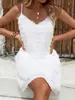Vestido Camisola de Verano de Color Sólido con Borlas y Cuello en V, Venta Caliente Transfronteriza Europea y Americana para Mujer, Disponible en Sitios Independientes y Aliexpress