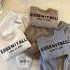 Traje de Terciopelo para Niños Otoño e Invierno Nuevo Top Grueso y Pantalones para Niños Conjunto de Dos Piezas Sudadera de Estilista Infantil