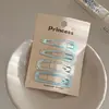 Conjunto de Presilhas de Cabelo de Gota d'Água Xadrez para Mulheres, Presilhas de Cabelo Versáteis Fofas e Simples para Controlar Fios Soltos, Presilhas para Franja, Grampos para Cabelo Infantis, Acessórios de Cabelo