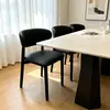 Cadeira de Mesa para Quarto de Casa Minimalista Moderna Cadeira para Hotel Restaurante Sala de Reuniões Cadeira com Encosto de Designer Cadeira para Maquiagem Móveis