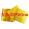 Papel de Envoltura de Papel de Aluminio Dorado de Grado Alimenticio para Bolas de Sésamo, Chocolate, Dulces, Té, Envasado Individualmente Papel de Aluminio a Prueba de Humedad