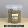 Pote hermético para cozinha pote de plástico para alimentos pote de armazenamento pote de armazenamento cereal lanches de cozinha armazenamento de geladeira