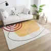 Alfombra de imitación cachemir al por mayor del fabricante Alfombra nórdica minimalista para sala de estar Alfombra para dormitorio junto a la cama Cobertura total Alfombra suave Felpudo