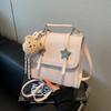 Bolsa Pequena Transfronteiriça para Mulheres 2025 Nova Estilo Coreano Nicho Ins Mochila Escolar Mochila de Viagem Leve de Alto Valor