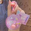Chaveiro Pingente Original Desenho Sanrio Máquina de Água Kuromi Pingente para Chaveiro de Carro Pingente para Mochila Escolar