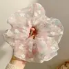 Diadema de Encaje Femenina con Lunares Florales, Accesorio para el Cabello de Malla con Lazo, Adorno Perezoso y Lindo para el Cabello