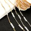 Cadena retorcida de cristal con borlas de estilo antiguo, Accesorios para ropa de estilo occidental, Cadena suelta para hacer collares y pulseras DIY