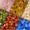 Cuentas Irregulares de Resina Estilo Coreano con Agujeros Rectos para Materiales de Bisutería Hecha a Mano DIY, Accesorios para Collares y Pulseras