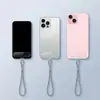 Almofada para cordão de celular, clipe de metal de aço inoxidável ultrafino, acessório de segurança anti-perda para celular, cordão de conexão especial