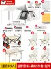 Tenda Canópia Popular Alemã 2026 Sombra Dobrável ao Ar Livre Cola Preta Conjunto de Mesa e Cadeira de Camping Totalmente Automático