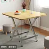Mesa Dobrável Simples Mesa de Jantar para Casa de Aluguel Mesa de Jantar Portátil para Casa Mesa Redonda Barraca Exterior Mesa Quadrada Pequena