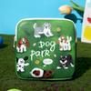Bolsa de almacenamiento de toallas sanitarias con diseño de tía de dibujos animados, portátil, de gran capacidad, con forma de luna, pequeña, para estudiantes
