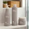 Botella Redonda de Hombro con Tapa Flip-Top de 250 ml para Champú y Gel de Ducha Frasco de 500 ml de Material de Peluche Pe Personalizado para Loción y Mascarilla Capilar